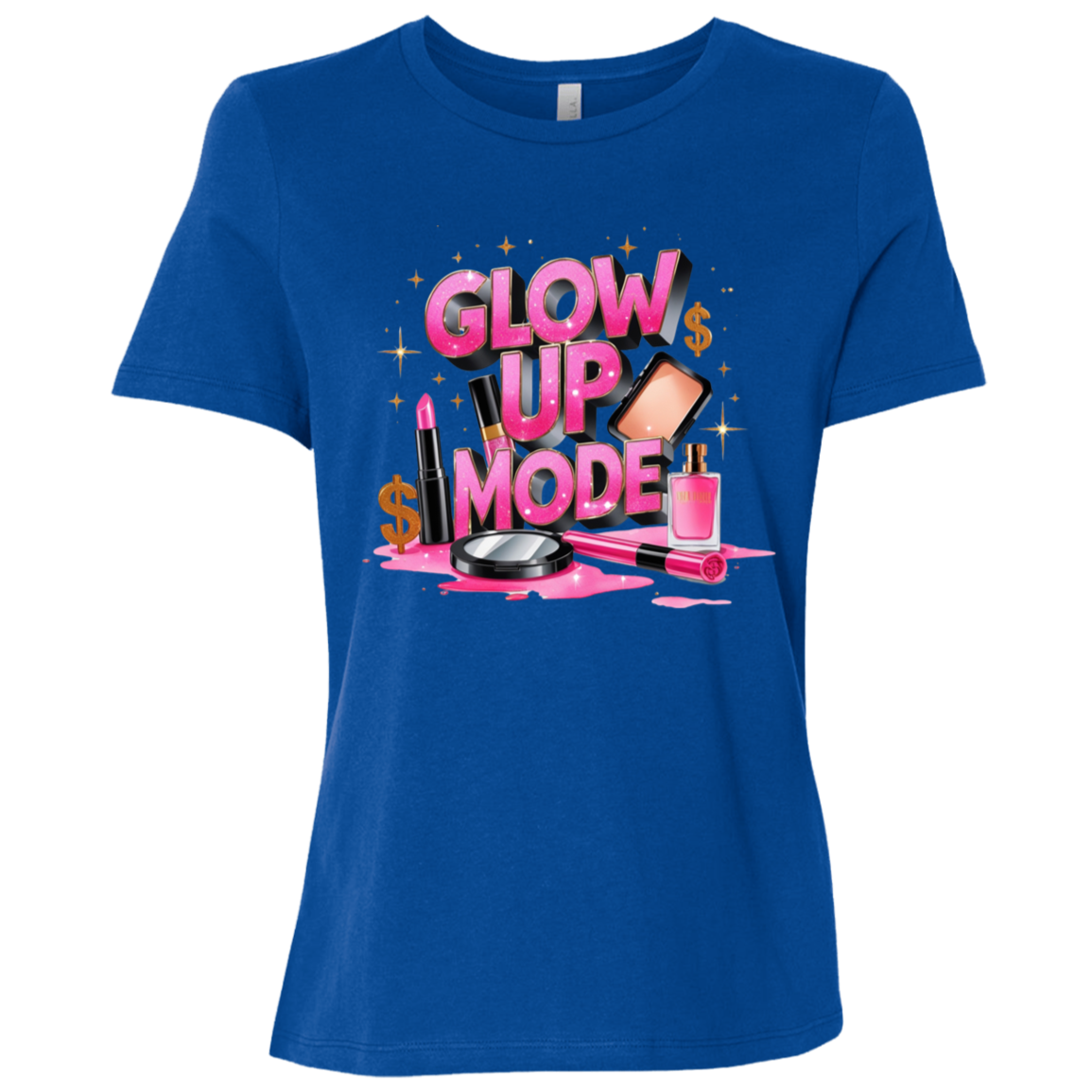 Glow Up Mode Women's Relaxed Jersey T-Shirt