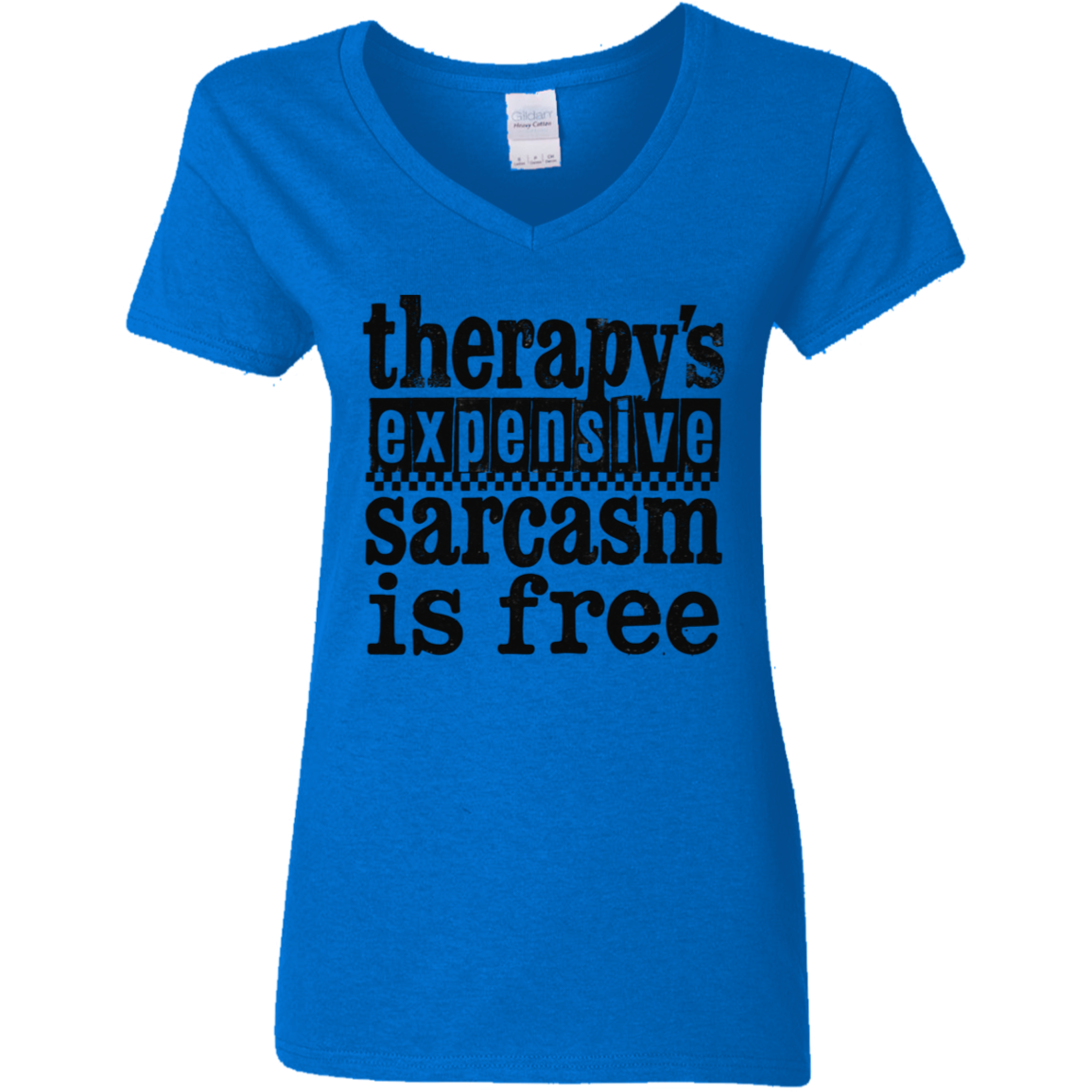 Therapy's Expensive Women's V-Neck T-Shirt