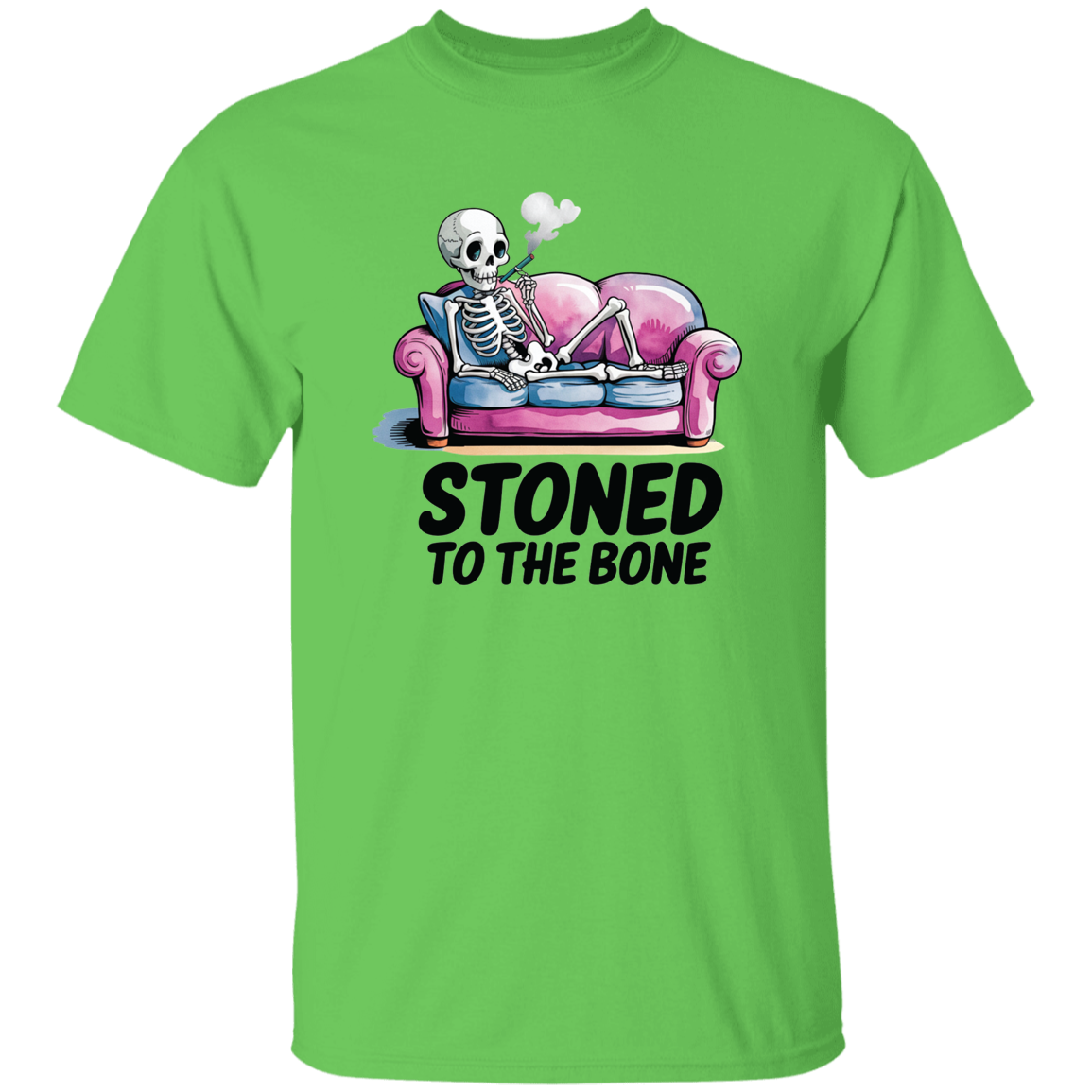 Stoned To The Bone Men's Heavyweight Graphic Tee