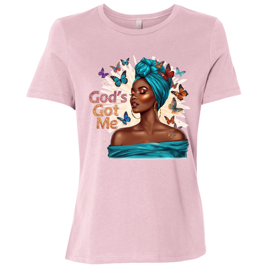 God's Got Me Ladies Relaxed Jersey Short-Sleeve T-Shirt