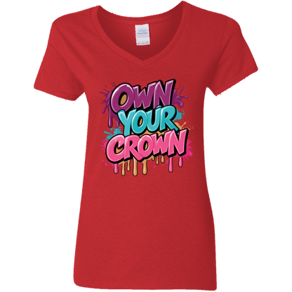 Own Your Crown Women's V-Neck T-Shirt