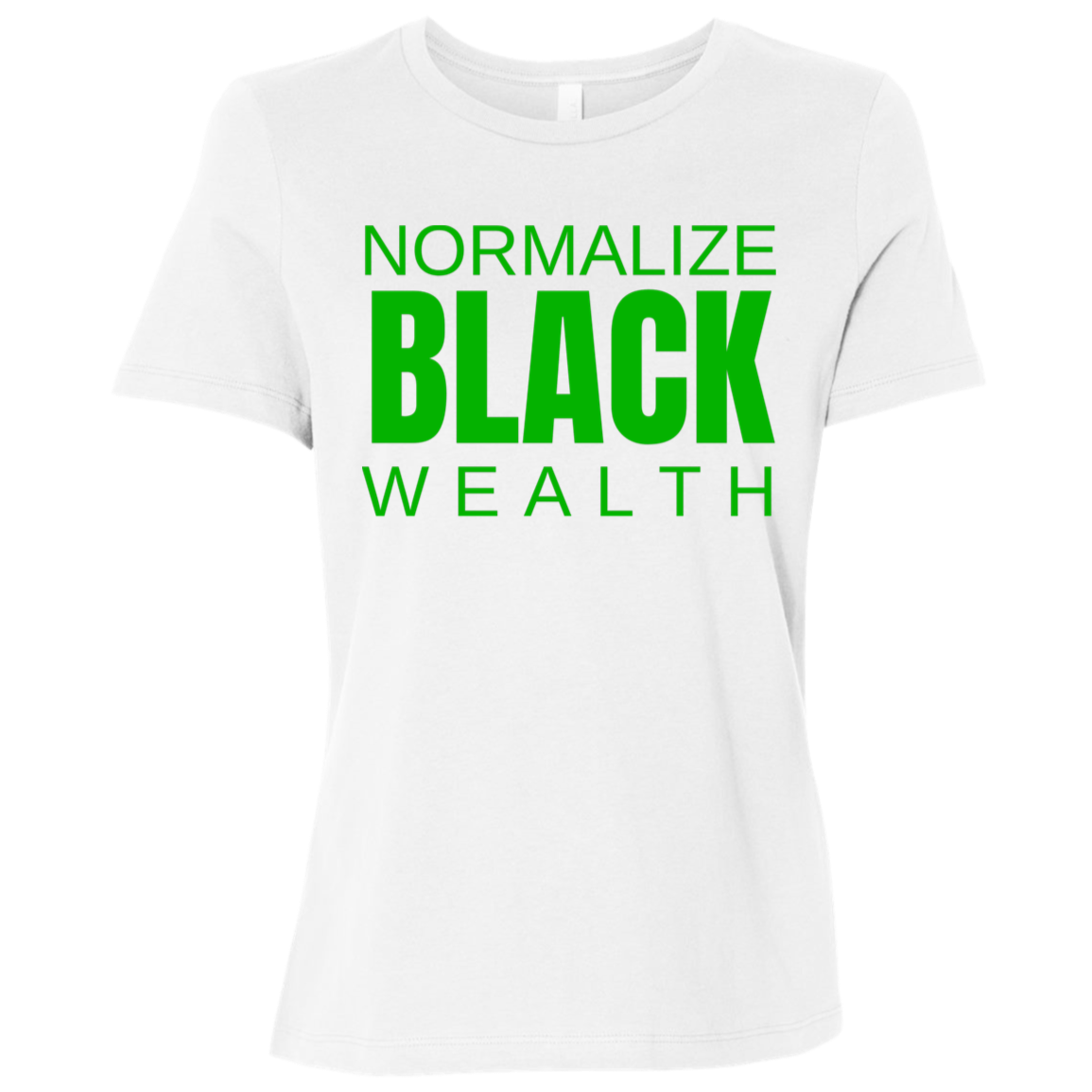 Normalize Black Wealth Tee