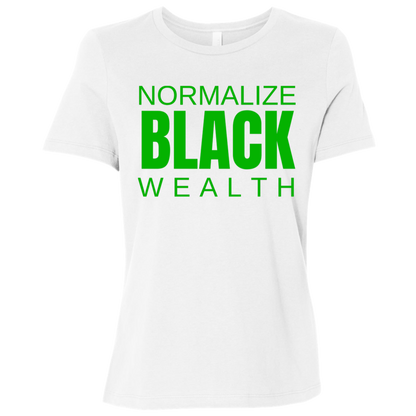 Normalize Black Wealth Tee