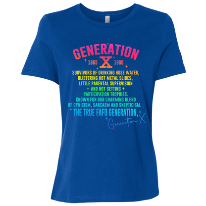 Generation X Ladies' Relaxed Graphic Tee