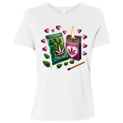 A Perfect Match Ladies Relaxed Jersey Short-Sleeve T-Shirt