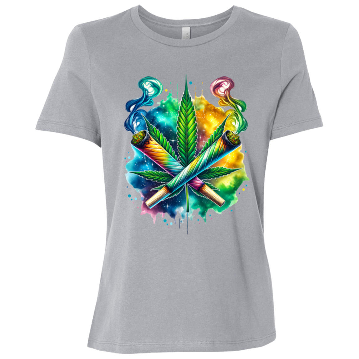 Colorful Bud Women's Relaxed Jersey Short-Sleeve T-Shirt