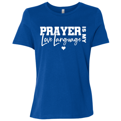 Prayer Is My Love Language Relaxed Jersey T-Shirt