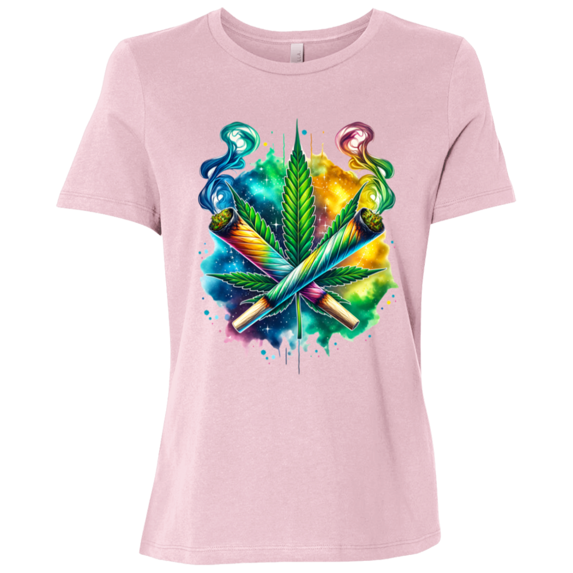 Colorful Bed Ladies Relaxed Jersey Short-Sleeve T-Shirt