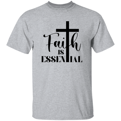 Faith is Essential Men's Heavyweight Graphic Tee