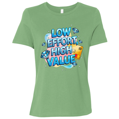 Low Effort High Value Ladies Relaxed Jersey Tee