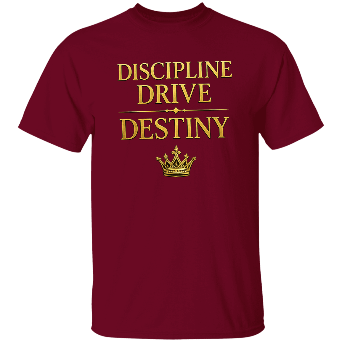 Discipline, Drive, Destiny Men's Heavyweight Graphic Tee