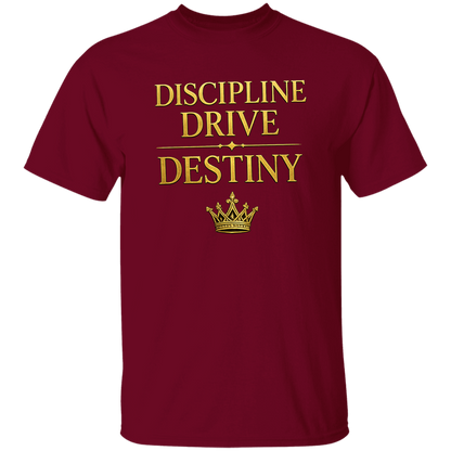 Discipline, Drive, Destiny Men's Heavyweight Graphic Tee