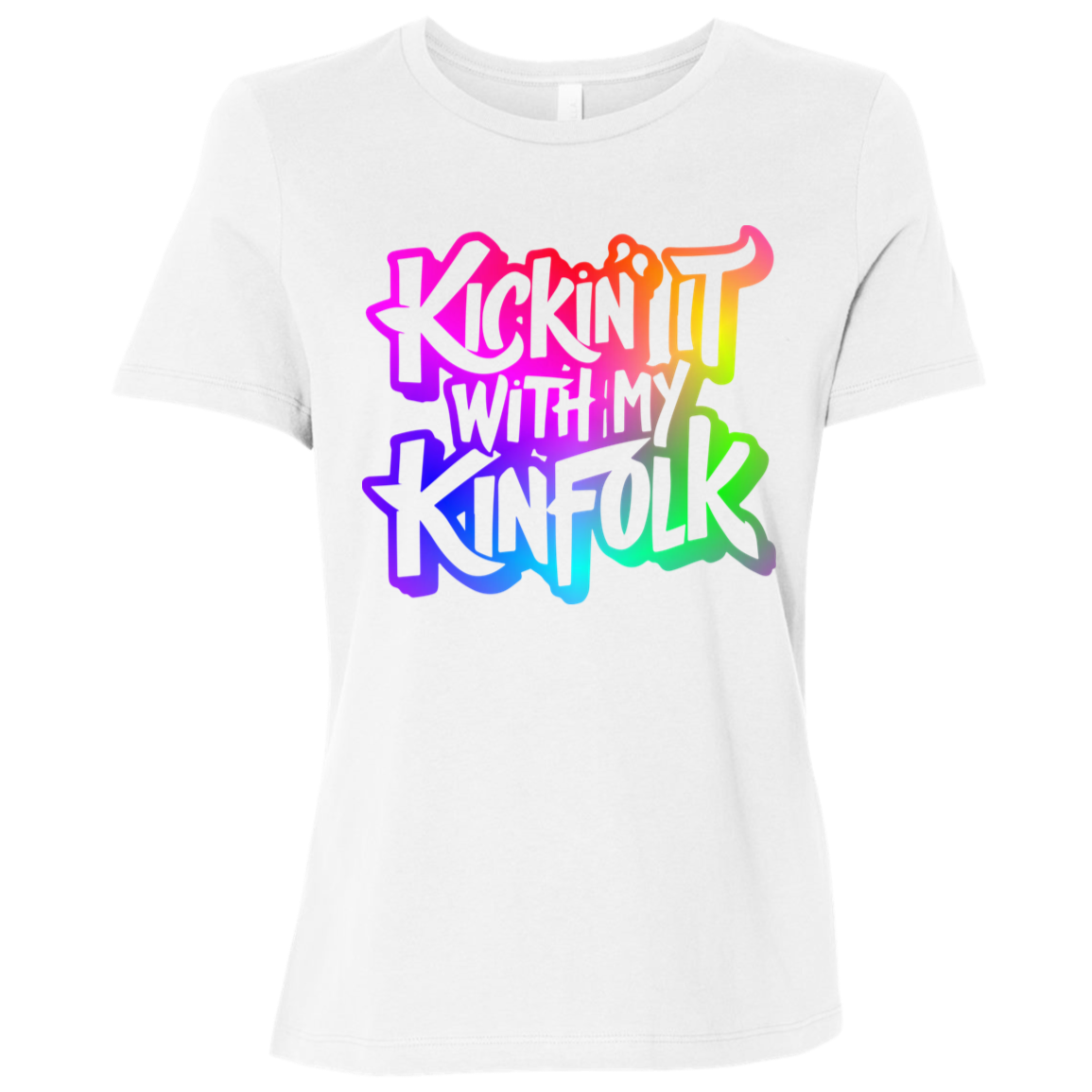 Kickin It With My Kinfolk | Women's Relaxed Fit Tee