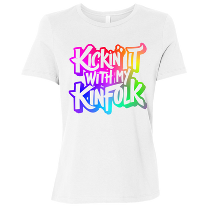 Kickin It With My Kinfolk | Women's Relaxed Fit Tee
