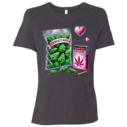 Perfect Match Ladies Relaxed Jersey Short-Sleeve T-Shirt