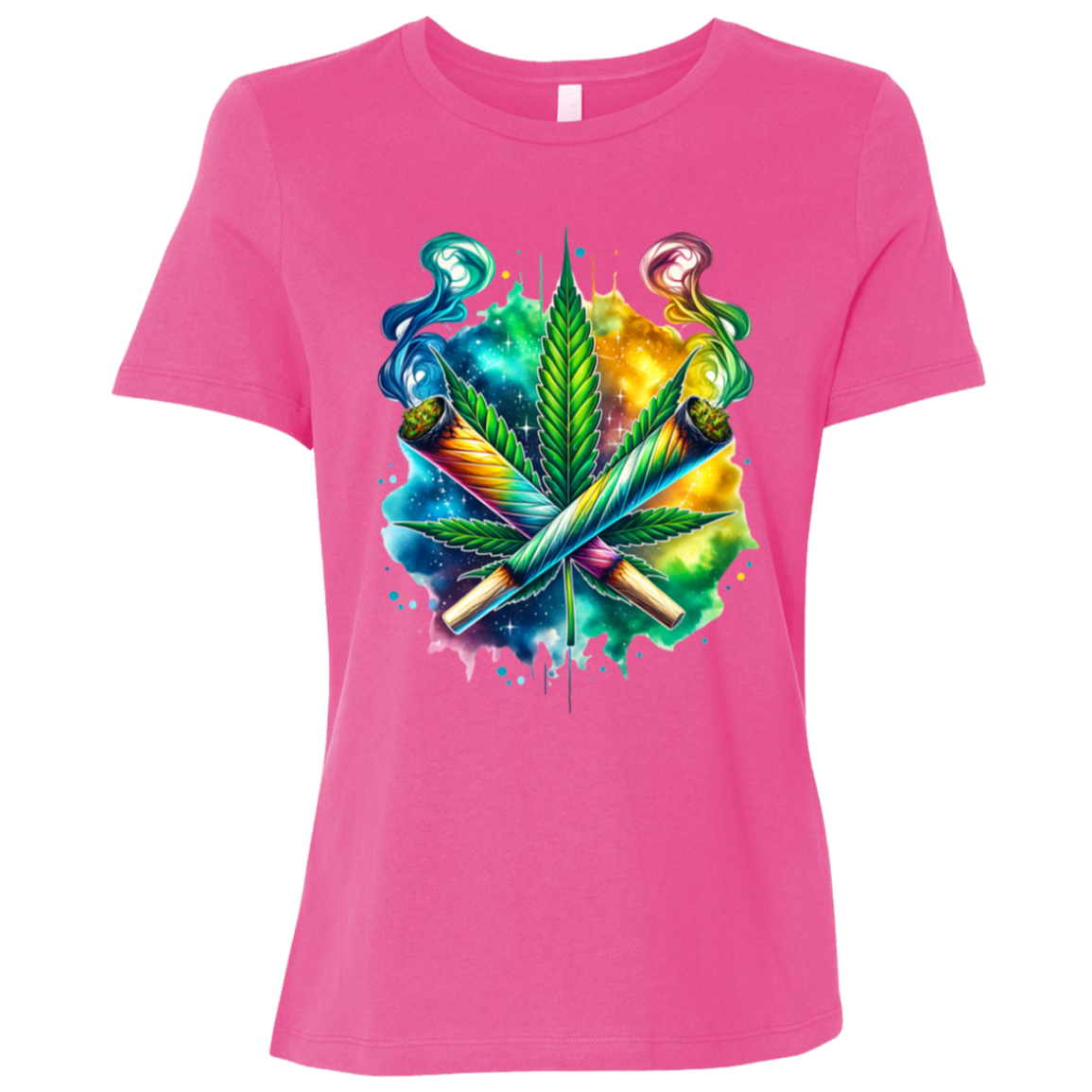 Colorful Bud Women's Relaxed Jersey Short-Sleeve T-Shirt