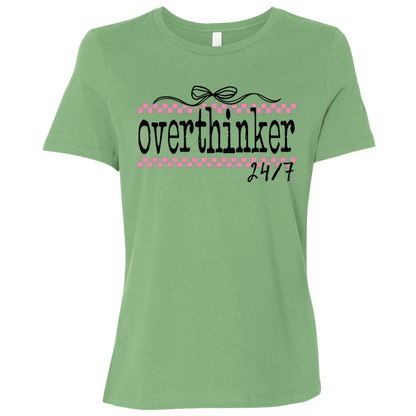 Overthinker 24/7 | Women's Relaxed Fit Tee
