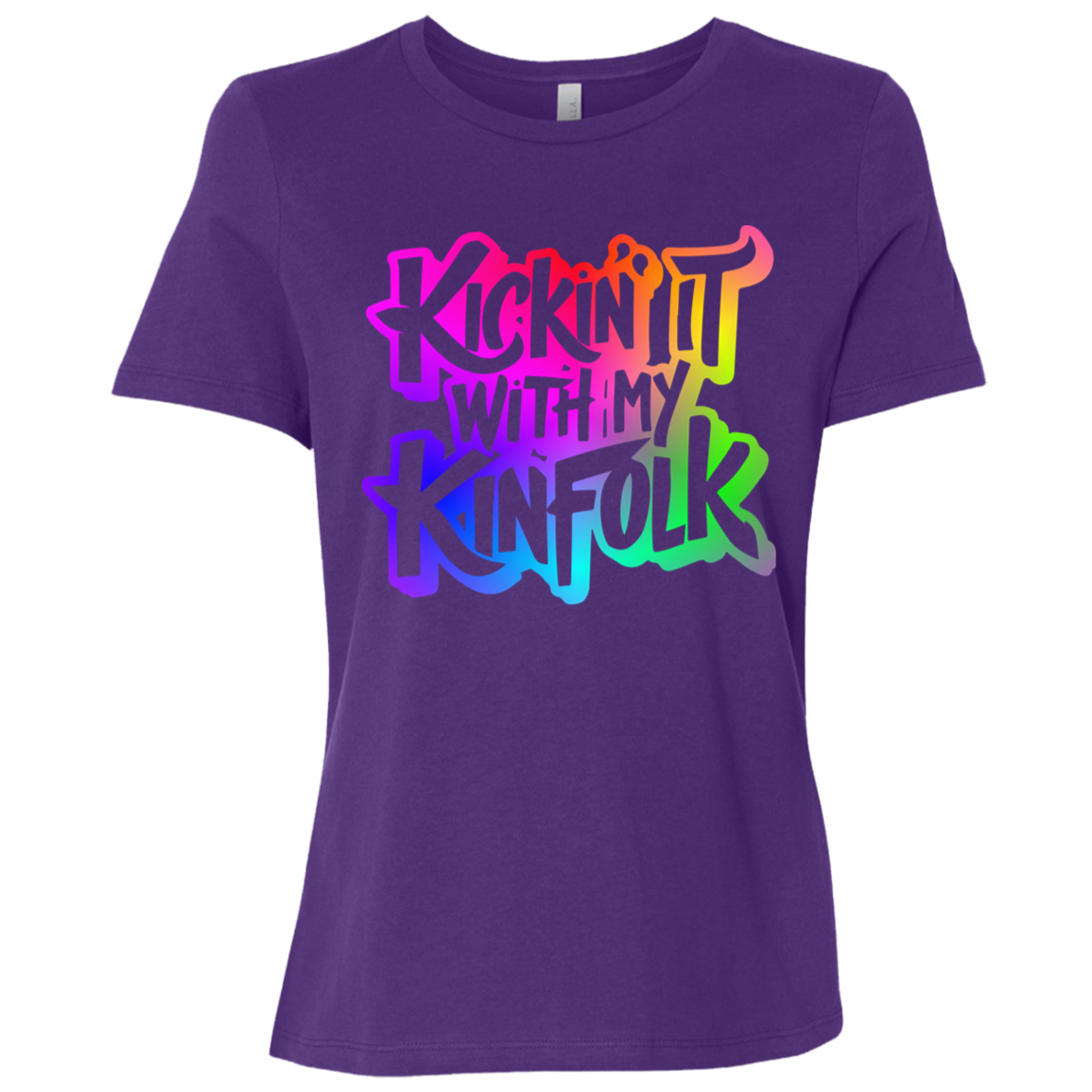 Kickin It With My Kinfolk | Women's Relaxed Fit Tee