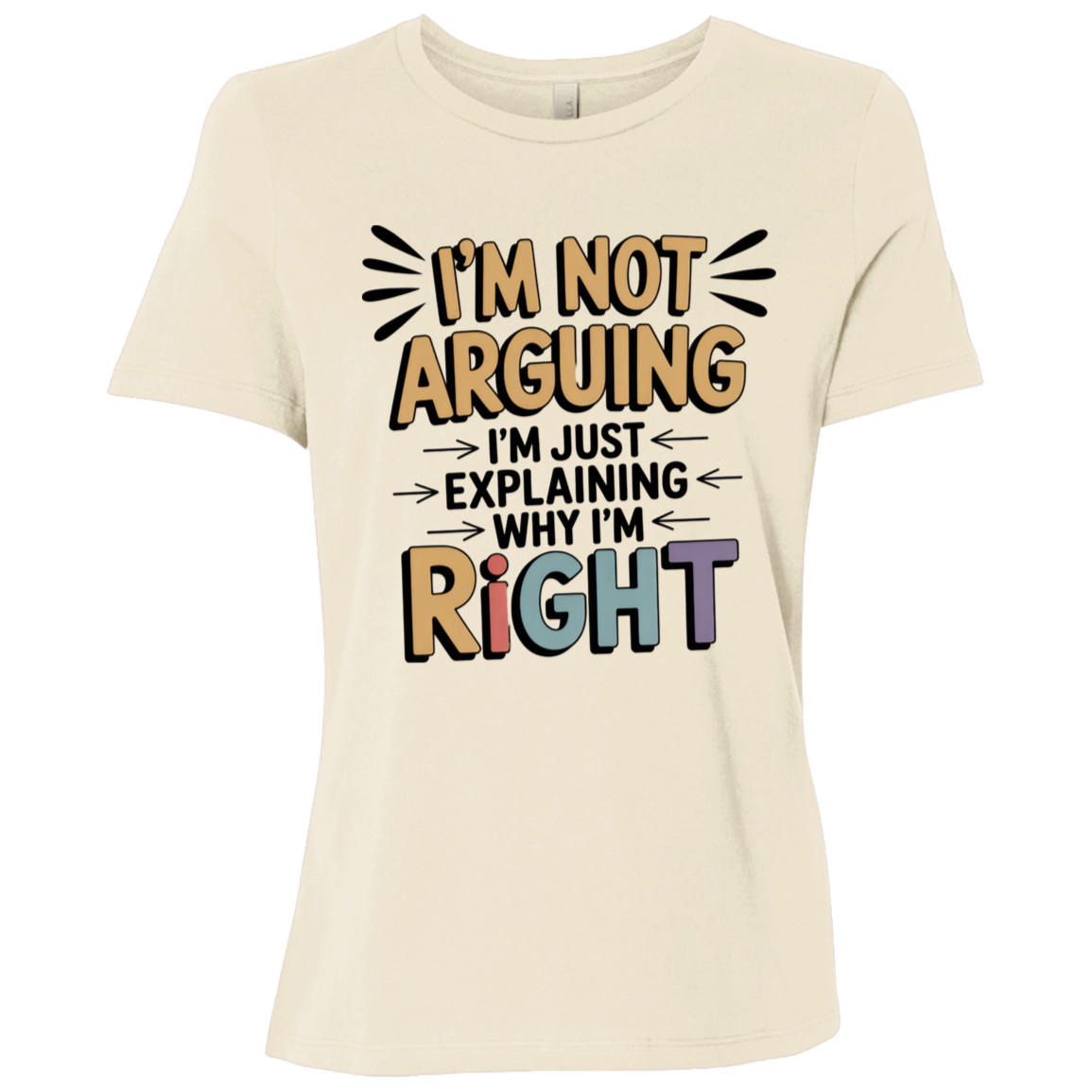 Comfy Cotton Missy Fit Tee - Neutral Colors, Perfect Everyday Wear