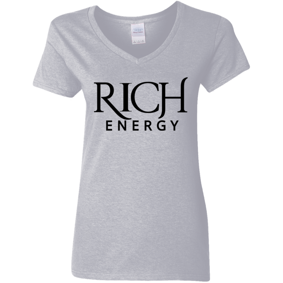 Rich Energy Ladies' V-Neck Tee