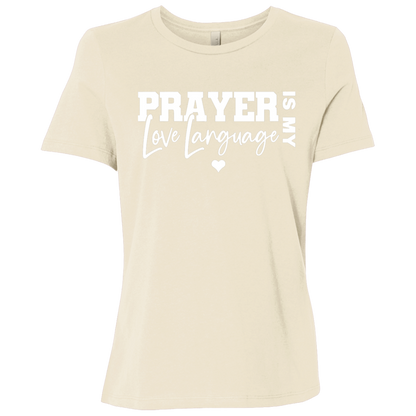 Prayer Is My Love Language Relaxed Jersey T-Shirt
