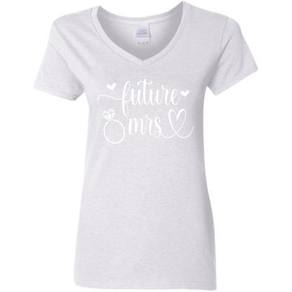Future MrsLadies' 5.3 oz. V-Neck T-Shirt