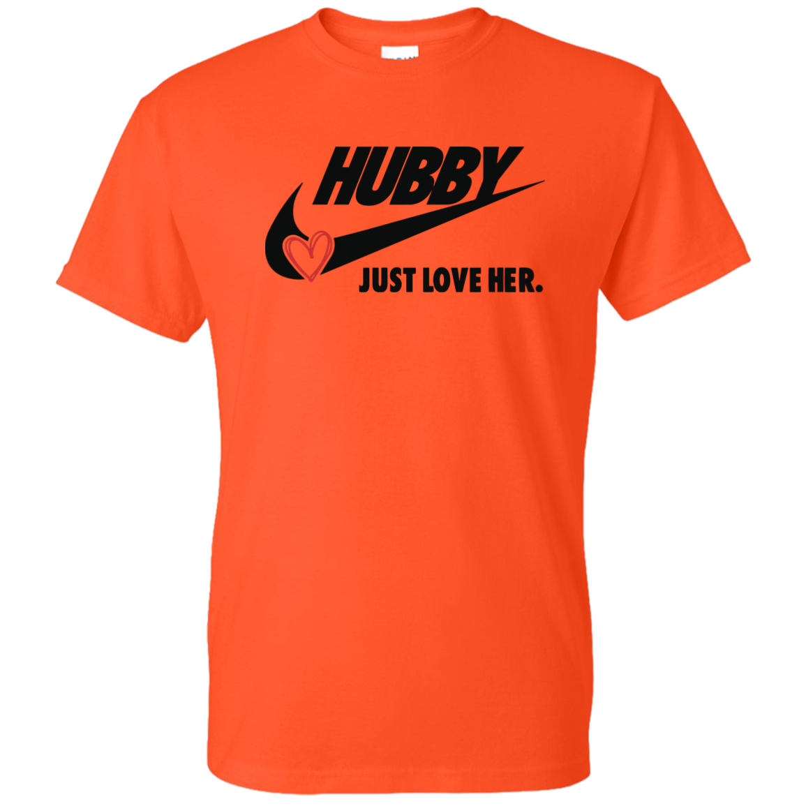 Hubby Just Love Her Men's DryBlend Short Sleeve Tshirt