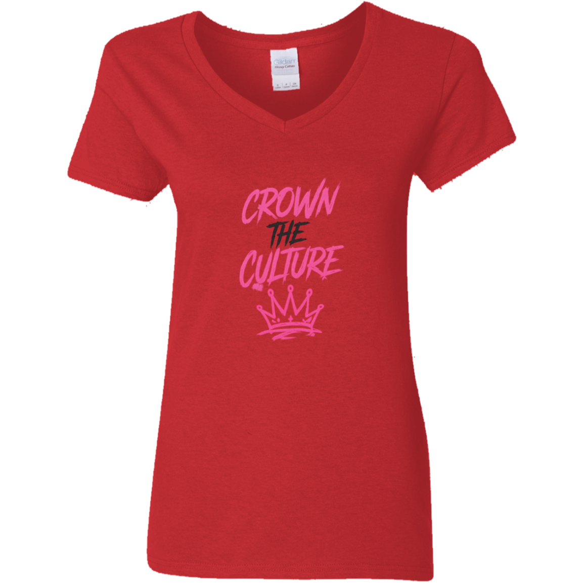 Crown The Culture V-Neck Tee