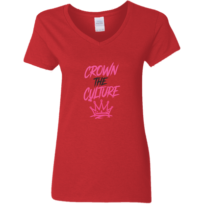 Crown The Culture V-Neck Tee