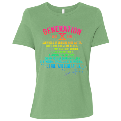 Generation X Ladies' Relaxed Graphic Tee