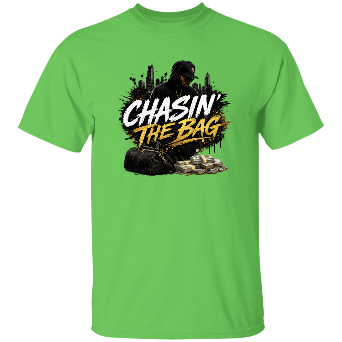 Chasin' The Bag Men's 5.3 oz. Heavyweight T-Shirt