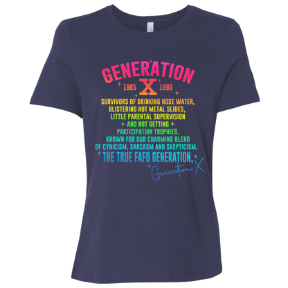 Generation X Ladies' Relaxed Graphic Tee