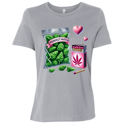 Perfect Match Ladies Relaxed Jersey Short-Sleeve T-Shirt