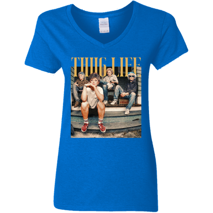 Thug Life Ladies' 5.3 oz. V-Neck T-Shirt