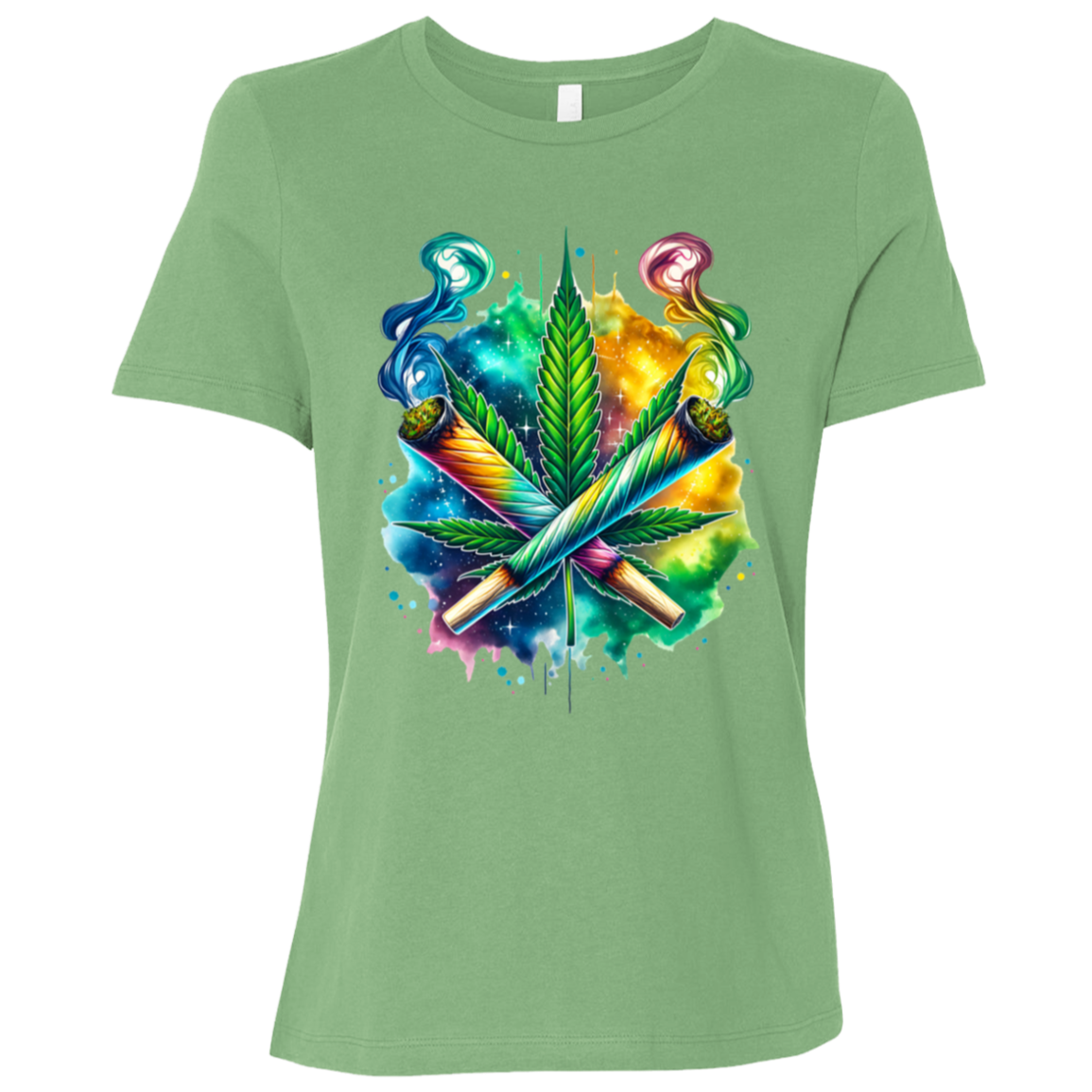 Colorful Bud Women's Relaxed Jersey Short-Sleeve T-Shirt
