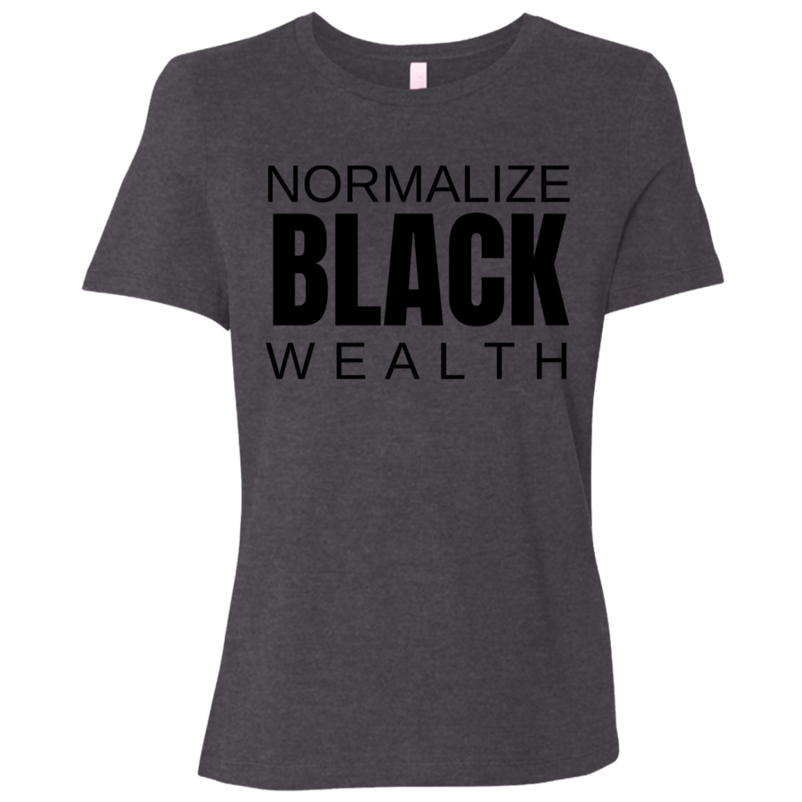 Normalize Black Wealth Tee