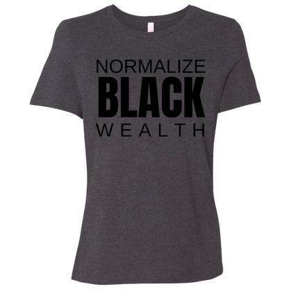 Normalize Black Wealth Tee