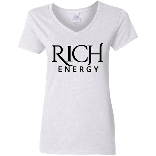 Rich Energy  Ladies' 5.3 oz. V-Neck T-Shirt