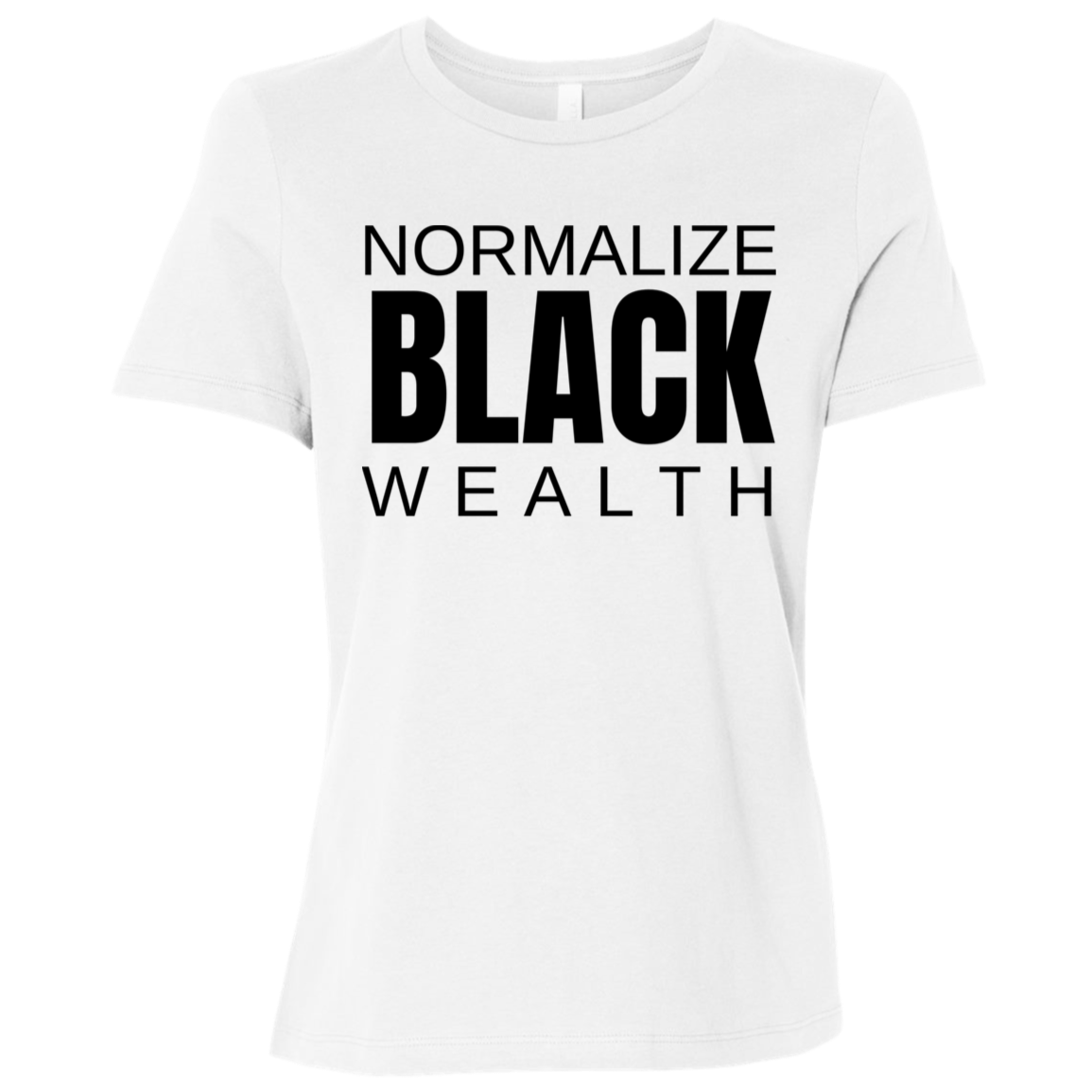 Normalize Black Wealth Tee