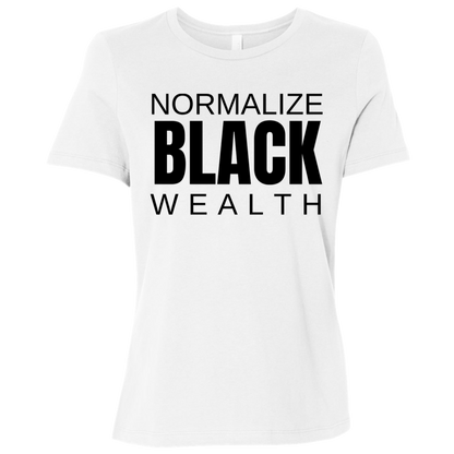 Normalize Black Wealth Tee