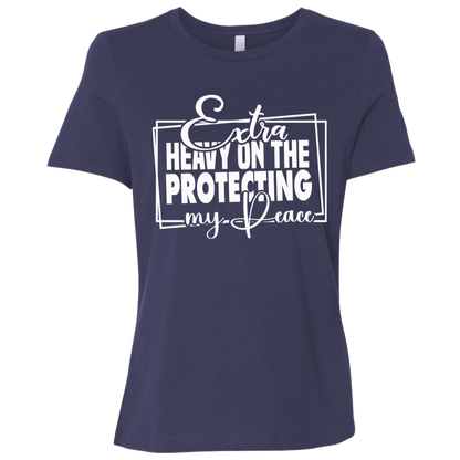 Casual Comfort Missy Fit Cotton Tee - Neutral Colors