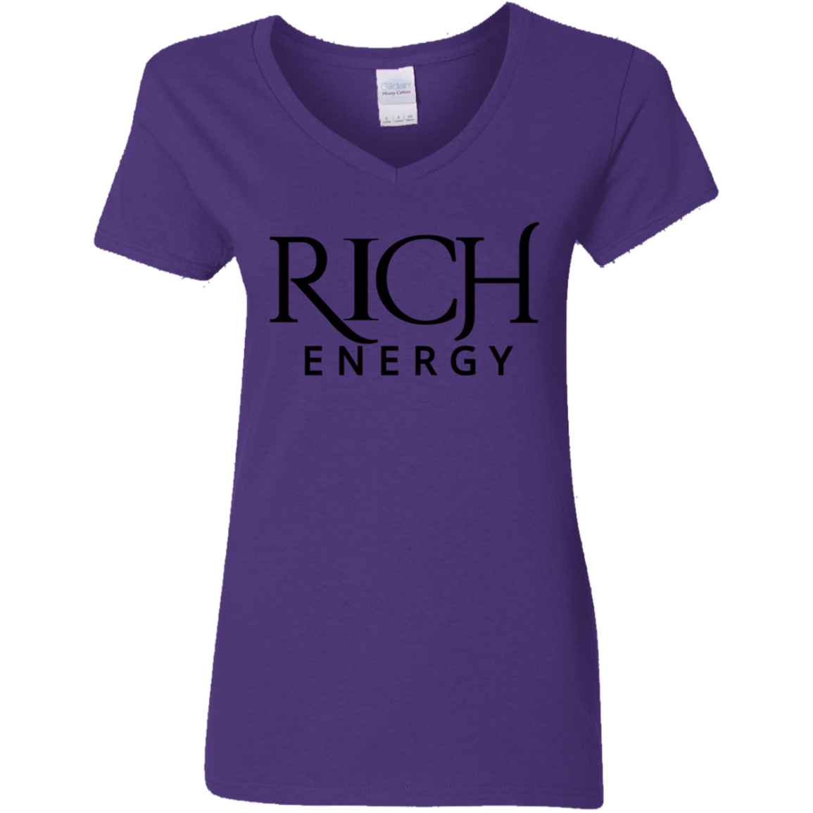Rich Energy Ladies' V-Neck Tee