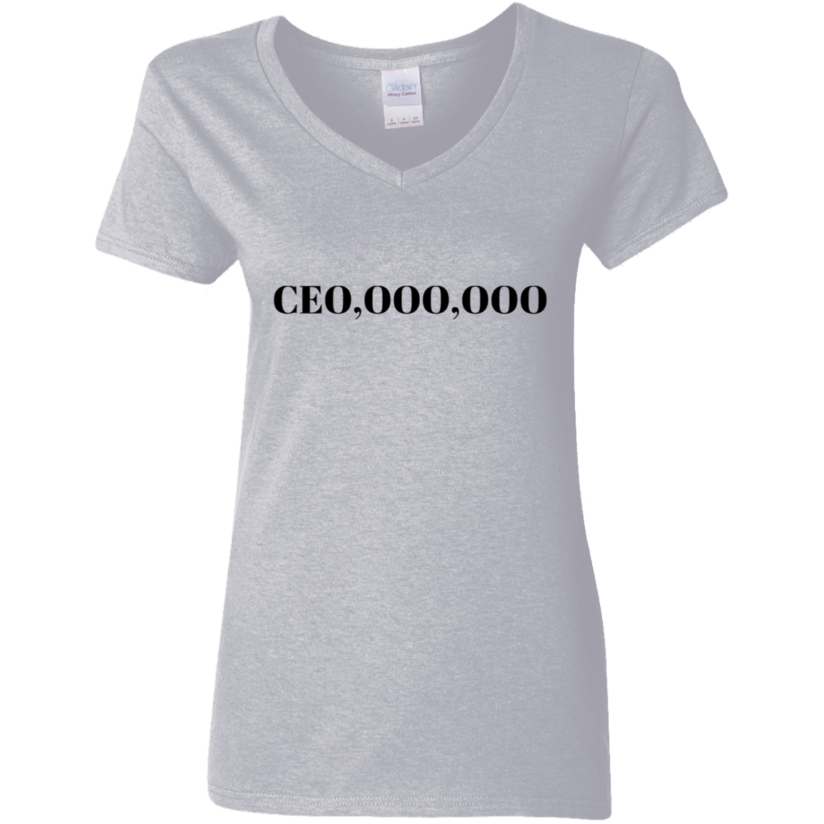 CEO Ladies 5.3 oz. V-Neck T-Shirt