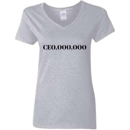 CEO Ladies 5.3 oz. V-Neck T-Shirt