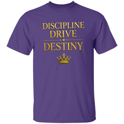 Discipline, Drive, Destiny Men's Heavyweight Graphic Tee
