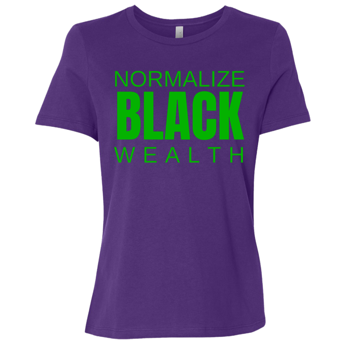 Normalize Black Wealth Tee