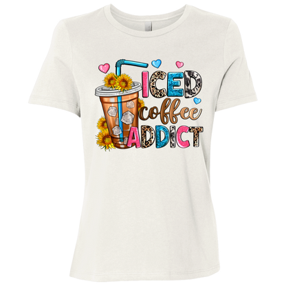 Iced Coffee Addict | Women's Relaxed Fit Tee