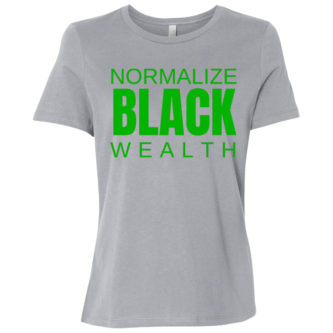 Normalize Black Wealth Tee