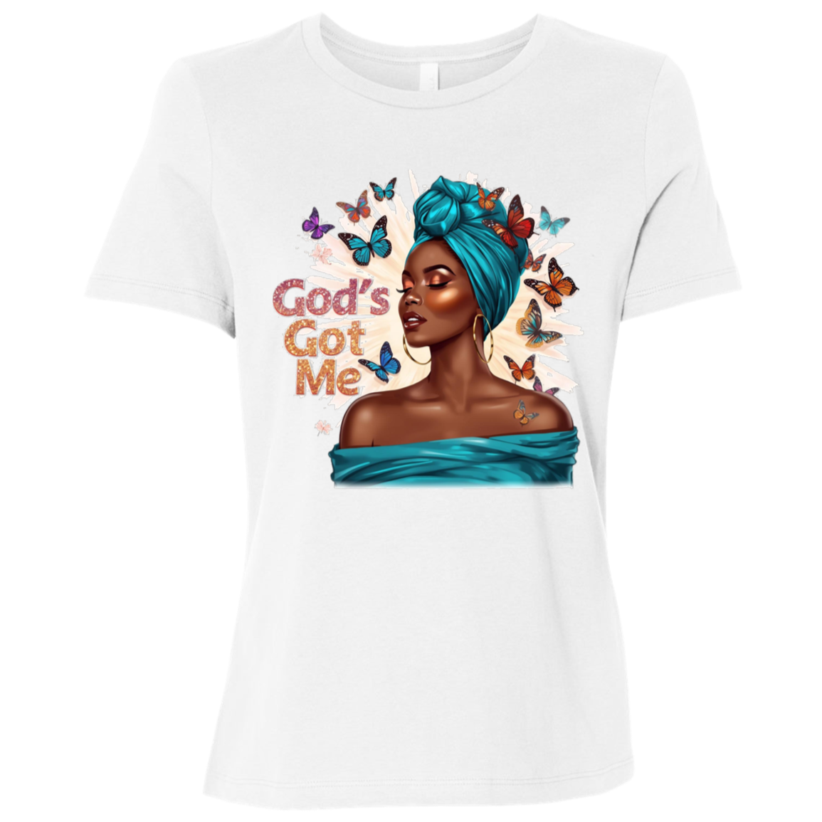 God's Got Me Ladies Relaxed Jersey Short-Sleeve T-Shirt