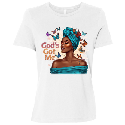 God's Got Me Ladies Relaxed Jersey Short-Sleeve T-Shirt